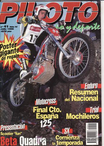 Voitures et Motocyclettes: REVISTA PILOTO CAMPO Y DEPORTE N&ordm; 41 A&Ntilde;O 1996