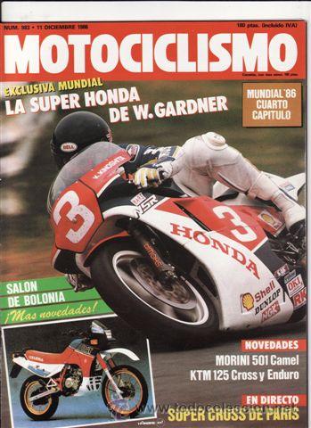 Coches y motocicletas: REVISTA MOTOCICLISMO N&ordm; 983 A&Ntilde;O 1986. PRUEBA: YAMAHA FZR 1000, YAMAHA FZR 750 R, YAMAHA FZ 750,