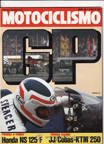 Cars and Motorcycles: REVISTA MOTOCICLISMO N&ordm; 952 A&Ntilde;O 1986. PRUEBA: HONDA NS 125 F. REPORTAJES Y DEPORTE PREGUNTAR.