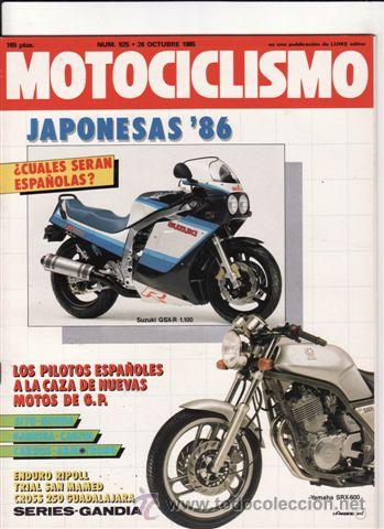 Carros e motociclos: REVISTA MOTOCICLISMO N&ordm; 925 A&Ntilde;O 1985. RACING: JJ COBAS AUTISA 80.