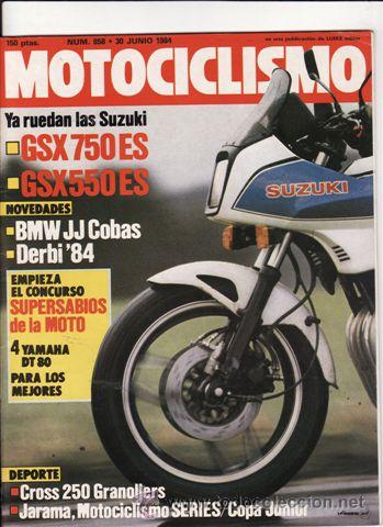 Autos und Motorr&auml;der: REVISTA MOTOCICLISMO N&ordm; 858 A&Ntilde;O 1984.