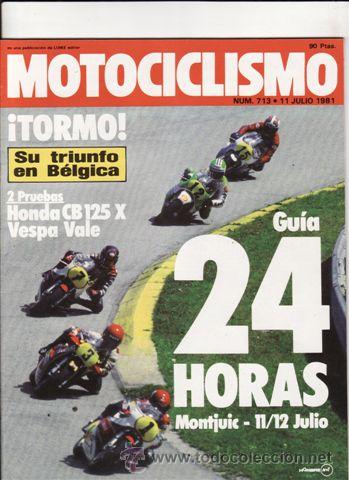 Carros e motociclos: REVISTA MOTOCICLISMO N&ordm; 713 A&Ntilde;O 1981. PRUEBA HONDA CB 125 X.