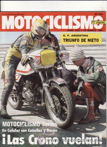Autos und Motorr&auml;der: REVISTA MOTOCICLISMO N&ordm; 699 A&Ntilde;O 1981. PRUEBA: CAGIVA 125 WMX. PRUEBA: HONDA CR 250 R.