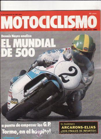 Voitures et Motocyclettes: REVISTA MOTOCICLISMO N&ordm; 655 A&Ntilde;O 1980.