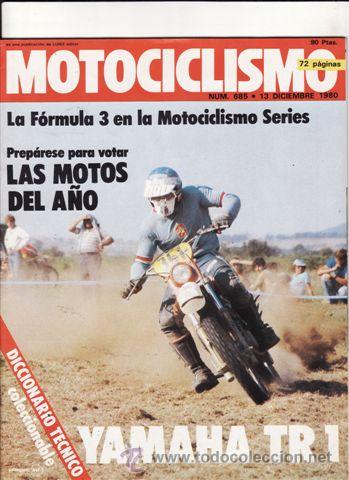 Voitures et Motocyclettes: REVISTA MOTOCICLISMO N&ordm; 685 A&Ntilde;O 1980. CONTACTO: YAMAHA TR 1. REPORTAJES Y DEPORTE PREGUNTAR.