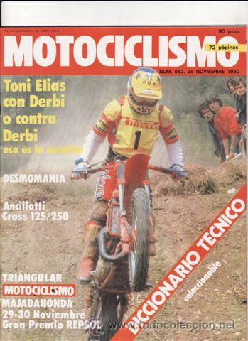 Voitures et Motocyclettes: REVISTA MOTOCICLISMO N&ordm; 683 A&Ntilde;O 1980. PRUEBA: ANCILLOTTI 125 CROSS. PRUEBA: ANCILLOTTI 250 CROSS.