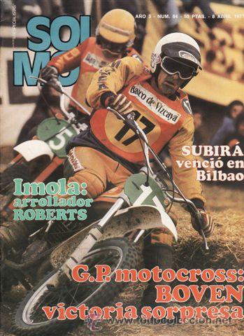 Autos und Motorr&auml;der: REVISTA SOLO MOTO ACTUAL N&ordm; 84 A&Ntilde;O 1977. PRUEBA: MOTOBI 500 LS. REPORTAJES Y DEPORTE PREGUNTAR.