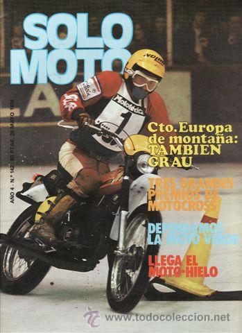 Coches y Motocicletas: REVISTA SOLO MOTO ACTUAL N&ordm; 142 A&Ntilde;O 1978. PRUEBA: PEUGEOT TRAIL.