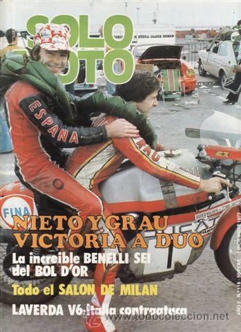 Cars and Motorcycles: REVISTA SOLO MOTO ACTULA N&ordm; 118 A&Ntilde;O 1977. PRUEBA: BENELLI BOL D&Oacute;R. REPORTAJES Y DEPORTE PREGUNTAR.