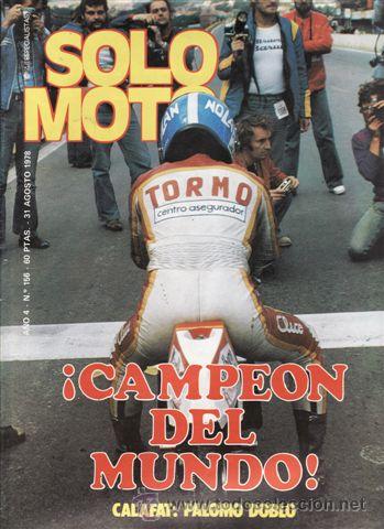 Automobili e Motociclette: REVISTA SOLO MOTO ACTUAL N&ordm; 156 A&Ntilde;O 1978. PRUEBA: MV 350.