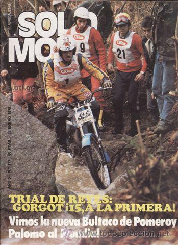 Automobili e Motociclette: REVISTA SOLO MOTO ACTUAL N&ordm; 177 A&Ntilde;O 1979.