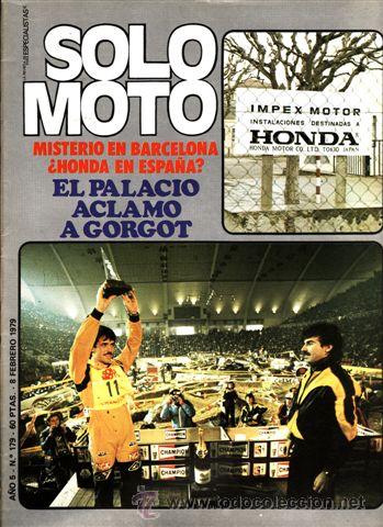 Automobili e Motociclette: REVISTA SOLO MOTO ACTUAL N&ordm; 179 A&Ntilde;O 1979.
