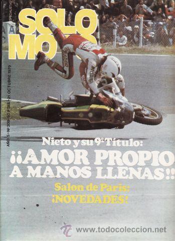 Automobili e Motociclette: REVISTA SOLO MOTO ACTUAL N&ordm; 209 A&Ntilde;O 1979.