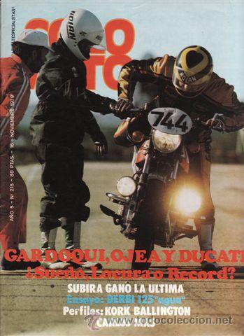 Automobili e Motociclette: REVISTA SOLO MOTO ACTUAL N&ordm; 215 A&Ntilde;O 1979.