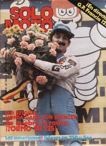 Autos und Motorr&auml;der: REVISTA SOLO MOTO ACTUAL N&ordm; 340 A&Ntilde;O 1982. PRUEBA HONDA PX 50. REPORTAJES Y DEPORTE PREGUNTAR.