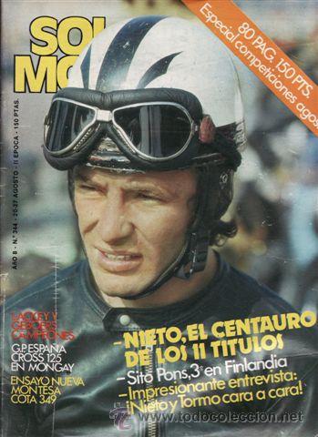 Coches y Motocicletas: REVISTA SOLO MOTO ACTUAL N&ordm; 344 A&Ntilde;O 1982. PRUEBA: MONTESA COTA 349.