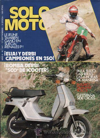 Automobili e Motociclette: REVISTA SOLO MOTO ACTUAL N&ordm; 347 A&Ntilde;O 1982. PRUEBA: HONDA 1100 S.