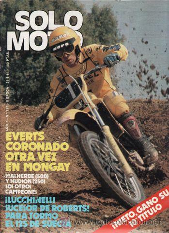 Autos und Motorr&auml;der: REVISTA SOLO MOTO ACTUAL N&ordm; 297 A&Ntilde;O 1981. COMP: BETA 125 SC, CAGIVA 125 SST. HONDA 125 CBX Y CRONO