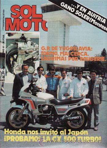 Autos und Motorr&auml;der: REVISTA SOLO MOTO ACTULAL N&ordm; 280A&Ntilde;O 1981