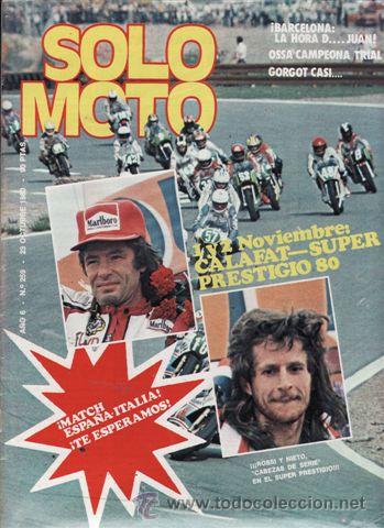 Automobili e Motociclette: REVISTA SOLO MOTO ACTUAL N&ordm; 259 A&Ntilde;O 1980. PRUEBA: CAGIVA 350.