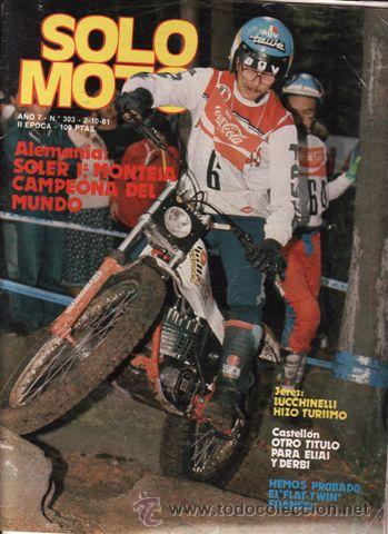 Automobili e Motociclette: REVISTA SOLO MOTO ACTUAL N&ordm; 303 A&Ntilde;O 1981.