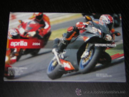 Coches y motocicletas: APRILIA GAMA RS RSV TUONO PEGASO SCOOTER - CATALOGO PUBLICIDAD ORIGINAL - 2004 - ESPA&Ntilde;OL
