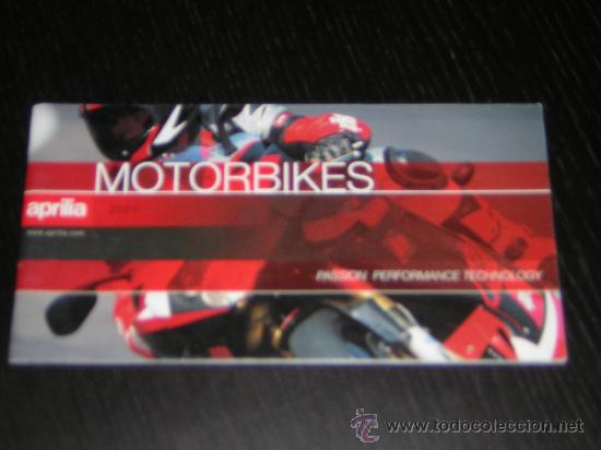 Coches y motocicletas: APRILIA GAMA RS RSV PEGASO SCOOTER - CATALOGO PUBLICIDAD ORIGINAL - 2001 - ESPA&Ntilde;OL