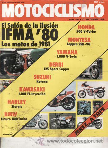 Coches y Motocicletas: REVISTA MOTOCICLISMO N&ordm; 674 A&Ntilde;O 1980. PRUEBA: MONTESA CAPPRA 250 VG. MONTESA ENDURO 250 H6.