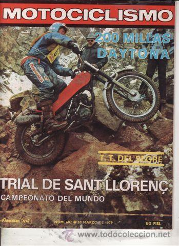 Voitures et Motocyclettes: REVISTA MOTOCICLISNO N&ordm; 602 A&Ntilde;O 1979.