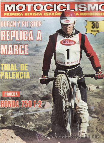 Carros e motociclos: REVISTA MOTOCICLISMO N&ordm; 535 A&Ntilde;O 1977. PRUEBA: HONDA 750 F2.