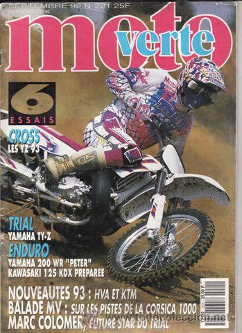 Automobili e Motociclette: LMAGAZINE MOTO VERTE N&ordm; 221 A&Ntilde;O 1992.