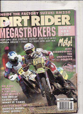 Voitures et Motocyclettes: MAGAZINE DIRT RIDER N&ordm; 117 A&Ntilde;O 1992.