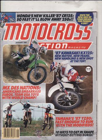 Automobili e Motociclette: MAGAZINE MOTOCROSS ACTION N&ordm; 1 VOLUME 15 A&Ntilde;O 1987.