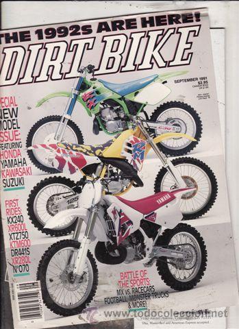 Voitures et Motocyclettes: MAGAZINE DIRT BIKE N&ordm; 9 VOLUME 21 A&Ntilde;O 1991.