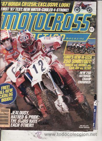 Automobili e Motociclette: MAGAZINE MOTOCROSS ACTION N&ordm; 9 VOLUME 14 A&Ntilde;O 1986.