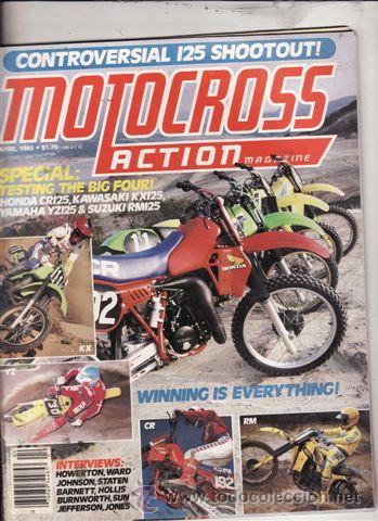 Automobili e Motociclette: MAGAZINE MOTOCROSS ACTION N&ordm; 11 COLUME 4 A&Ntilde;O 1983.