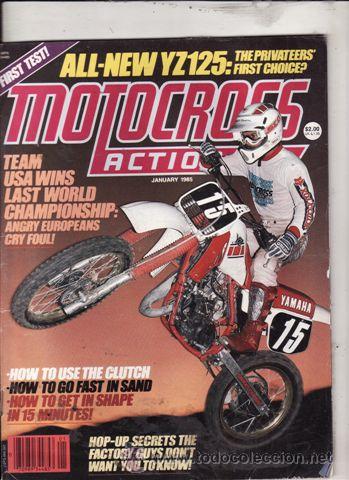 Automobili e Motociclette: MAGAZINE MOTOCROSS ACTION N&ordm; 1 VOLUME 13 A&Ntilde;O 1985.