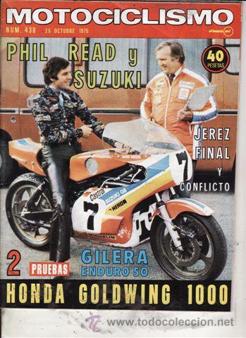 Automobili e Motociclette: REVISTA MOTOCICLISMO N&ordm; 439 A&Ntilde;O 1975. PRUEBA: GILERA ENDURO 50. PRUEBA: HONDA GOLDWING 1000.