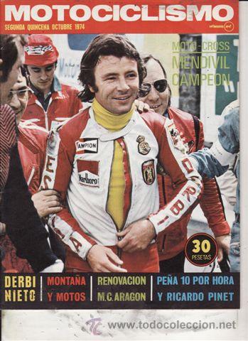 Coches y Motocicletas: REVISTA MOTOCICLISMO N&ordm; 2&ordf; QUINCENA OCTUBRE A&Ntilde;O 1974.