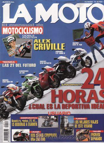 Cars and Motorcycles: REVISTA LA MOTO N&ordm; 74 A&Ntilde;O 1996. PRUEBA: TRIUMPH DAYTONA 1200. PRUEBA: TRIUMPH DAYTONA T 1400 T (70).