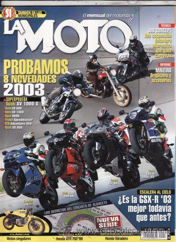Autos und Motorr&auml;der: REVISTA LA MOTO N&ordm; 156 A&Ntilde;O 2003.