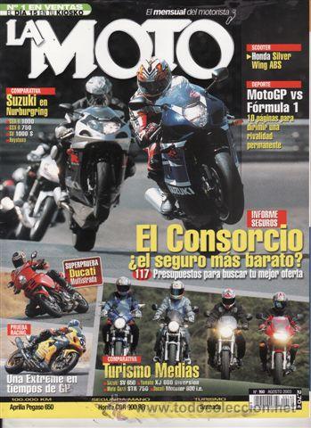 Coches y motocicletas: REVISTA LA MOTO N&ordm; 160 A&Ntilde;O 2003. PRUEBA: APRILIA PEGASO 650. HONDA SILVER WING ABS. COMPARATIVA: SUZ