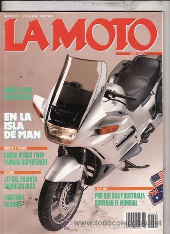 Cars and Motorcycles: REVISTA LA MOTO N&ordm; 3 A&Ntilde;O 1990. PRU: HONDA ST 1100 PAN EUROPEAN. COMPARATIVA: HONDA AFRICA TWIN Y Y