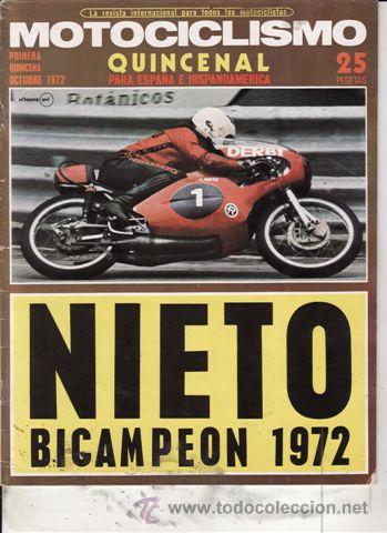 Coches y Motocicletas: REVISTA MOTOCICLISMO N&ordm; OCTUBRE A&Ntilde;O 1972.