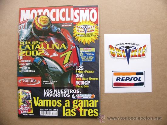 Automobili e Motociclette: MOTOCICLISMO n&ordm; 1790 Adhesivo Alex Criville Comparativa KTM LC4 640 Enduro, Supermoto, Duke II, Adve