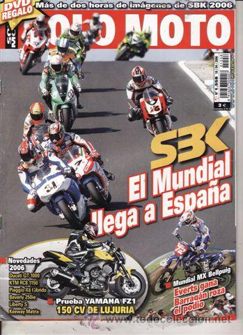 Coches y motocicletas: REVISTA SOLO MOTO ACTUAL N&ordm; 1558 A&Ntilde;O 2006. PRUEBA: YAMAHA FZ1. KEEWAY MATRIX 125.