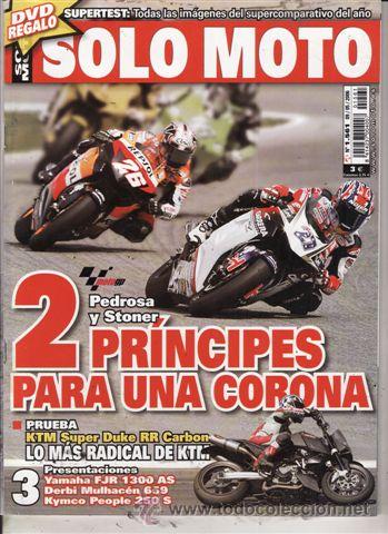 Cars and Motorcycles: REVISTA SOLO MOTO ACTUAL N&ordm; 1561 A&Ntilde;O 2006. PRUEBA: KTM SUPERDUKE RR CARBON.