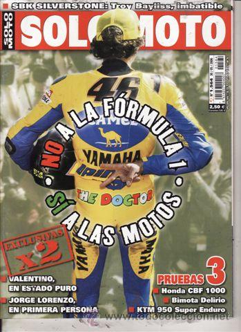 Autos und Motorr&auml;der: REVISTA SOLO MOTO ACTUAL N&ordm; 1564 A&Ntilde;O 2006. PRU: HONDA CBF 1000.BIMOTA DELIRIO. KTM 950 SUPER ENDURO.
