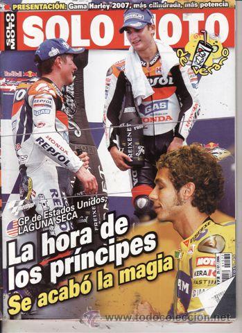 Cars and Motorcycles: REVISTA SOLO MOTO ACTUAL N&ordm; 1572 A&Ntilde;O 2006. PRUEBA: VOXAN BLACK MAGIN. DAELIM VS 125.