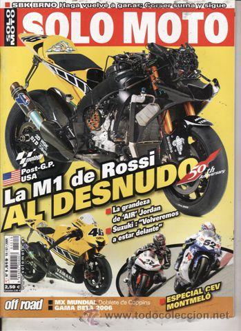 Coches y Motocicletas: REVISTA SOLO MOTO ACTUAL N&ordm; 1519 A&Ntilde;O 2005. PRUEBA: VESPA GTS 250. COMPARATIVA: BUELL XB9SX CITYX